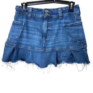 American Eagle x Coco Gauff  High-Rise Denim Mini Skirt Size 8 in Blue Denim
